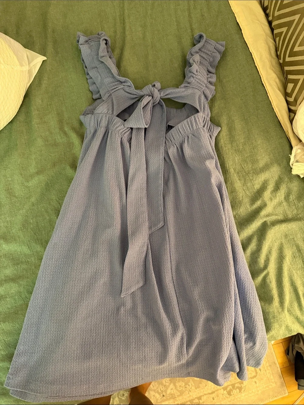 Lavender Ruffle-Strap Sundress - Picture 3 of 3
